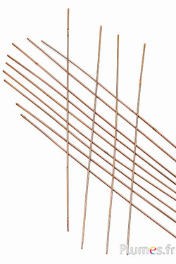 Metallstift - Ø 0,2 mm, Länge 37 cm - bronzefarben